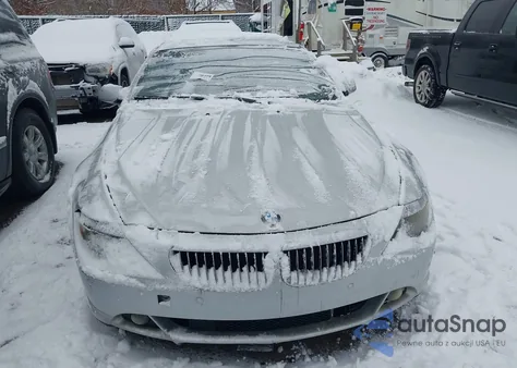 2005 BMW 645Ci z USA, uszkodzony, nr VIN WBAEK73495B323527